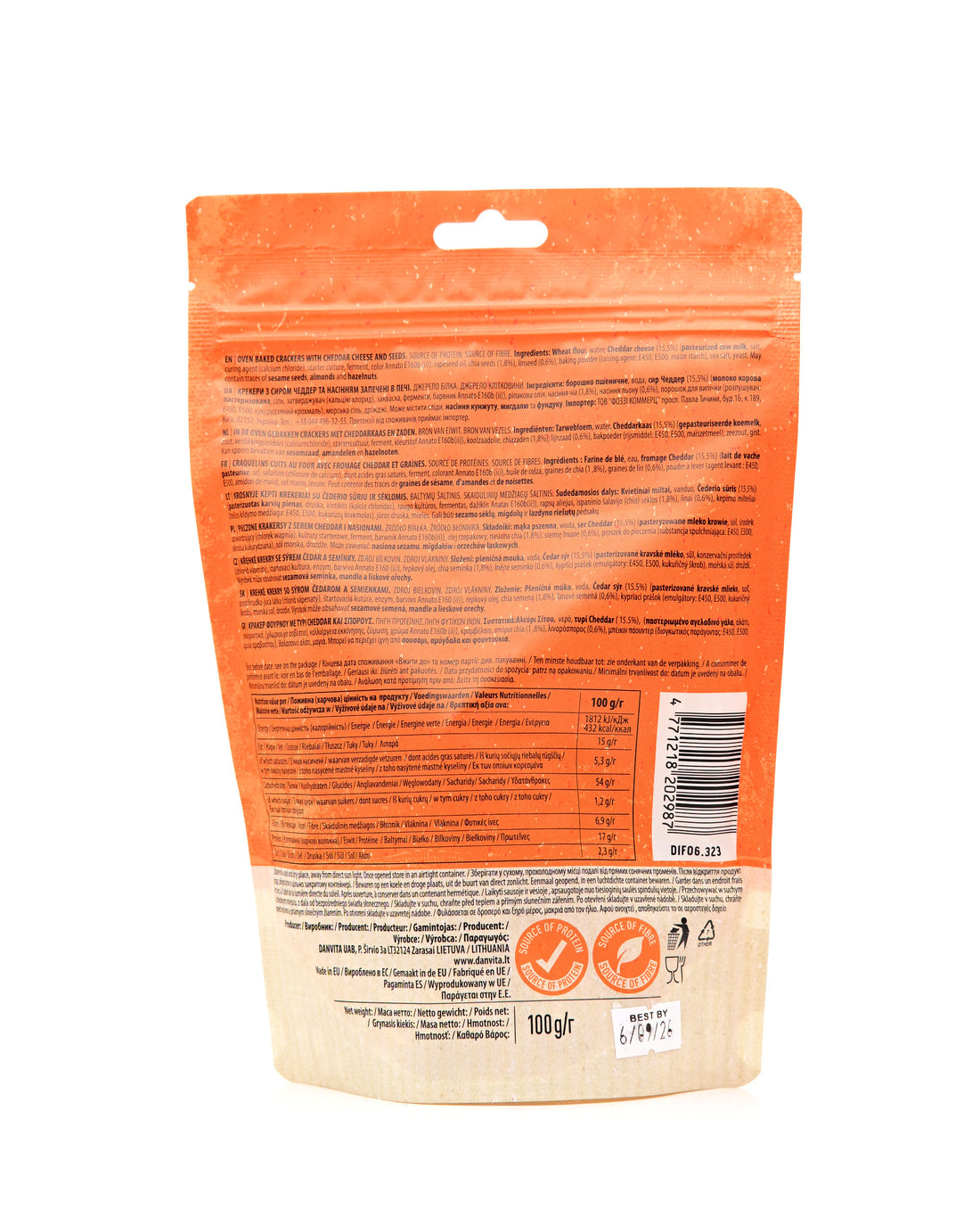 Danvita cheddar Cheese 100g
