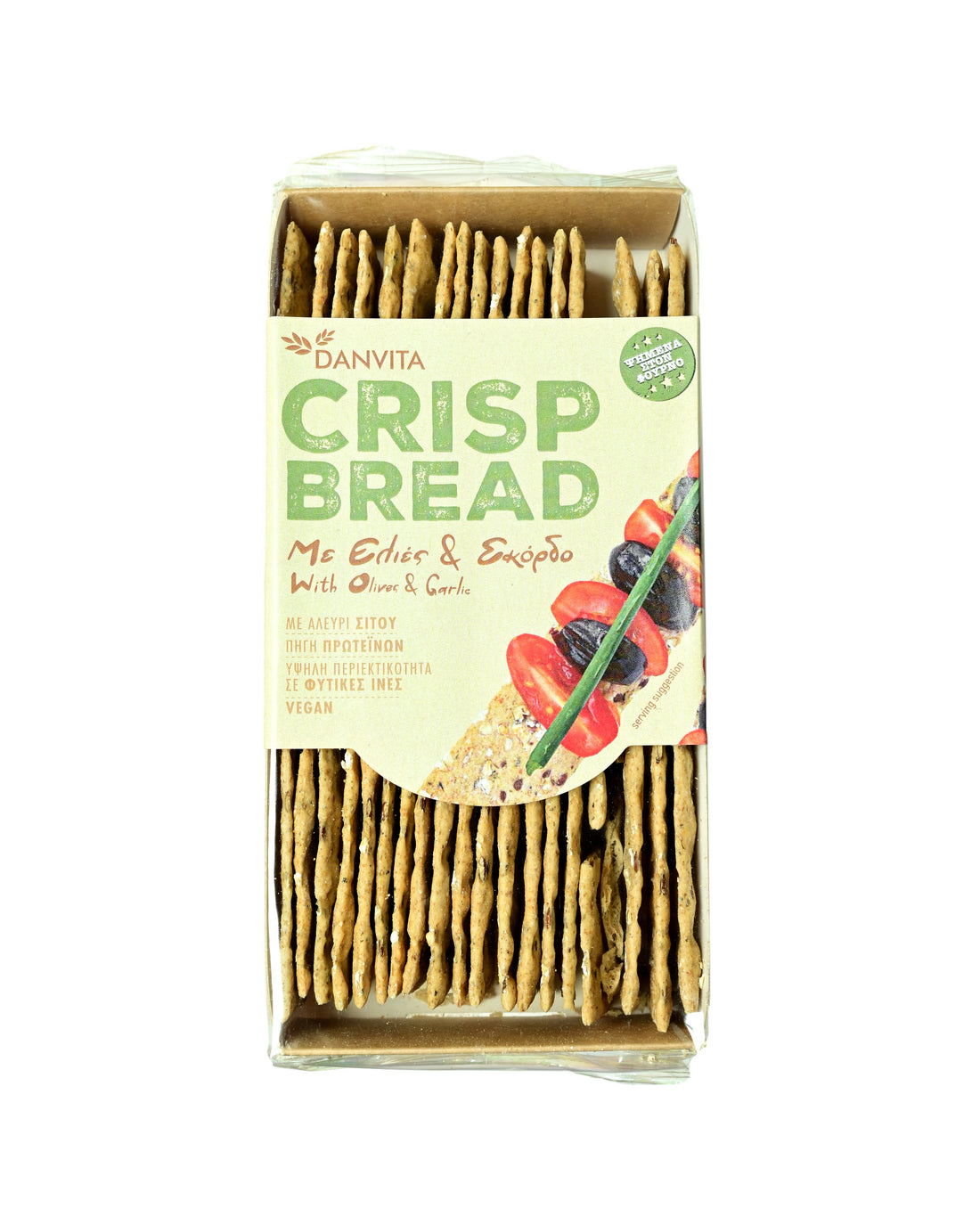 Danvita Olive And Garlic Crackers 130g