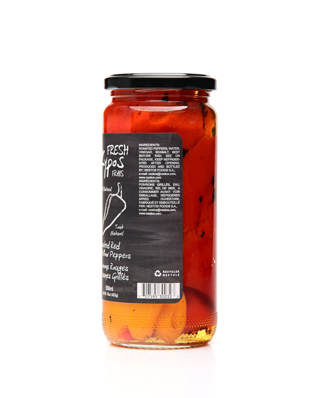 Kypos Roasted Red And Yellow Peppers 500ml