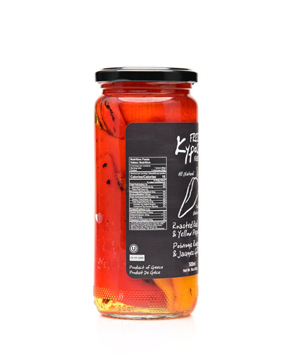 Kypos Roasted Red And Yellow Peppers 500ml